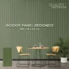 lambrin redondo de pvc para muros interiores acabado elegante en varios colores instalacion rapida y limpieza sencilla