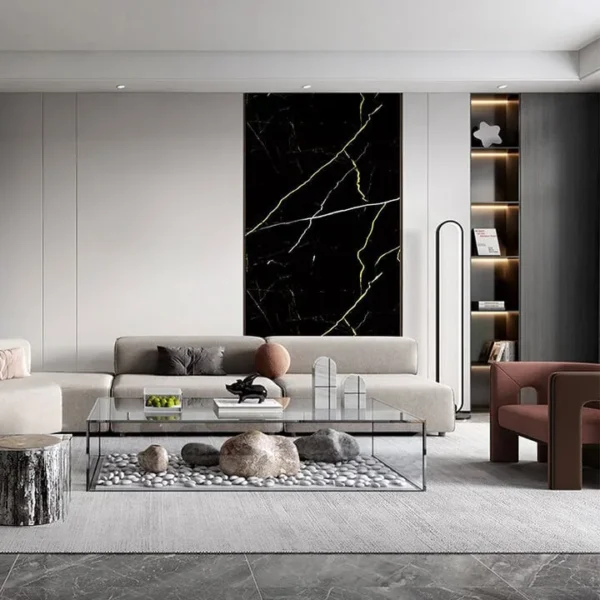 panel de pvc tipo marmol color onix para revestimiento de paredes interiores estilo sofisticado duradero ligero y facil de instalar en salas cocinas oficinas y espacios contemporaneos