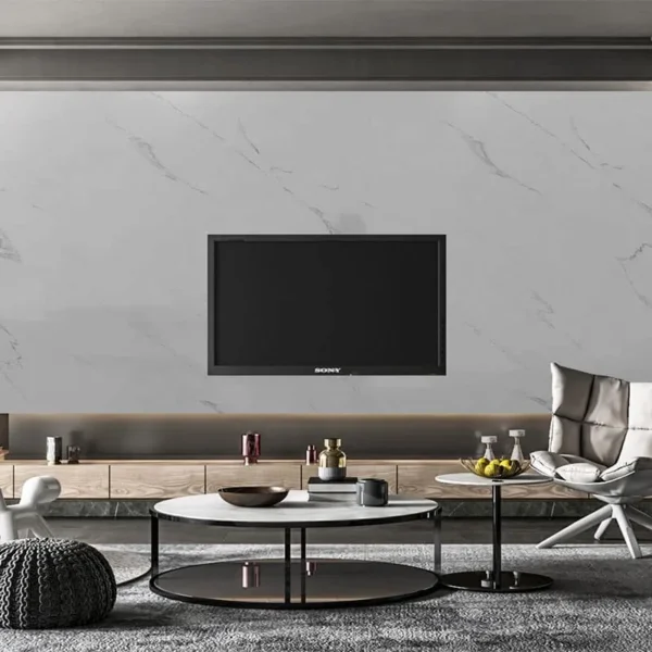 panel de pvc tipo marmol color cuarzo diseñado para muros interiores con acabado natural elegante resistente a la humedad facil mantenimiento y perfecto para decoracion moderna minimalista