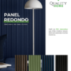 revestimiento interior de pvc redondo tipo lambrin duradero libre de termitas y resistente a la humedad ideal para decorar paredes