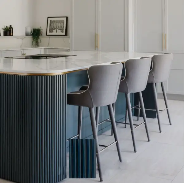 panel decorativo de pvc redondo tipo lambrin resistente a humedad y fuego perfecto para muros y techos interiores sin mantenimiento