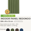 ficha técnica del panel de pvc redondo tipo lambrín más colores
