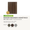 Ficha técnica el Panel Redondo Asimétrico ficha tecnica del panel redondo asimetrico de pvc para muros