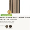 ficha tecnica de lambrin wpc ranurado asimetrico