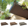 lambrin wpc para exteriores fachadas, muros y techos quality outdoor: revestimiento estilo madera en varios colores. resistente al agua, rayos uv, moho y termitas por su capa hdpe. estetica y facil instalacion.