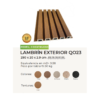 ficha tecnica de lambrin wpc para exteriores con datos de resistencia dimensiones y aplicaciones en fachadas muros y techos