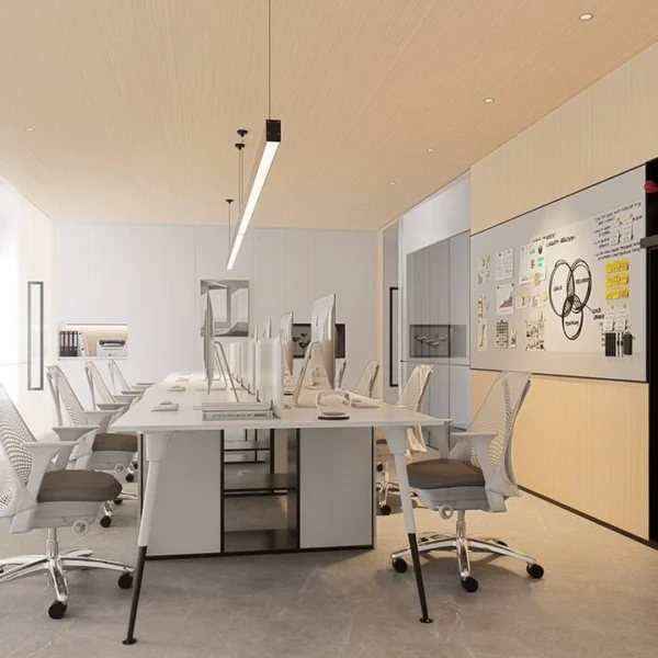 panel decorativo en pvc estilo madera para oficina tekno step; mejora imagen corporativa con instalacion limpia y rapida