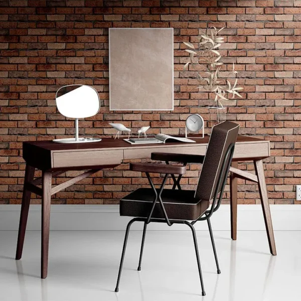 Panel 3D para Pared XPC Autoadherible Tekno Step - Modelo Córdoba | Revestimiento 3D aspecto ladrillo para sala panel 3d para pared xpc autoadherible tekno step modelo cordoba instalado en sala aspecto ladrillo autoadhesivo ideal decoracion interior