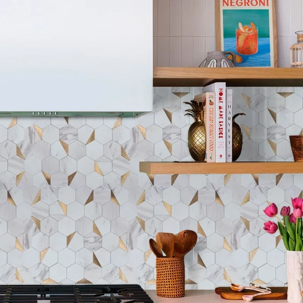 Panel Metálico Decorativo Autoadherible para Pared | Tekno Step — Modelo Yokohama panel metalico decorativo autoadherible para pared tekno step modelo yokohama diseno 3d moderno resistencia a humedad corrosion y rayaduras instalacion autoadherible limpieza sin esfuerzo