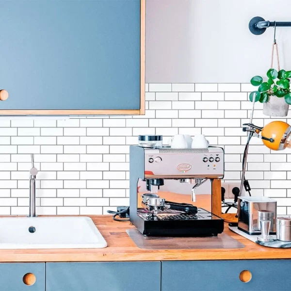 Panel 3D para Pared XPC Autoadherible Tekno Step - Modelo Alicante | Revestimiento 3D efecto piedra para baño panel 3d para pared xpc autoadherible tekno step modelo alicante instalado en baño efecto piedra autoadhesivo resistente a humedad ideal para interiores