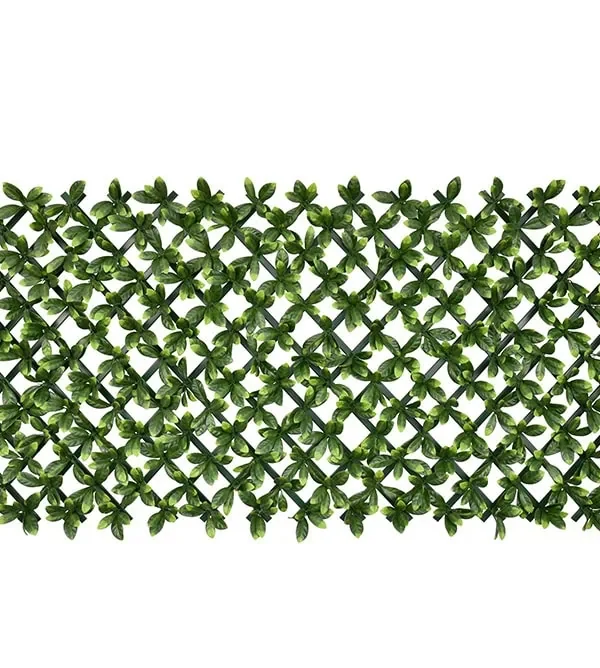 cerca plegable tekno step bogota con follaje artificial, sistema plegable resistente, facil instalacion y mantenimiento minimo, diseño que aporta textura y privacidad a cualquier espacio exterior
