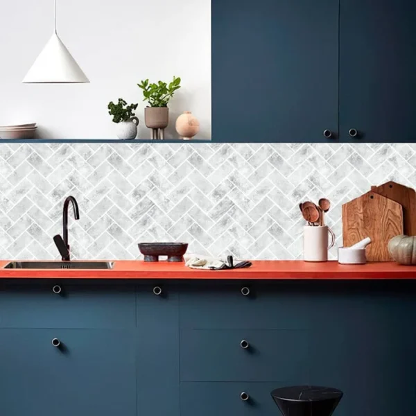 panel vinilico bologna tekno step 3d autoadherible tipo azulejo ideal para interiores resistente a la humedad y facil instalacion