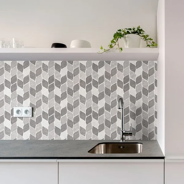 panel vinilico parma tekno step 3d autoadherible tipo azulejo para cocina resistente a grasas y salpicaduras facil limpieza