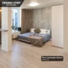 Piso Laminado Click Select Tekno Step — Ternasco piso laminado click select tekno step color ternasco, acabado natural con tonos medios, superficie resistente y sistema de clic para montaje rapido y seguro
