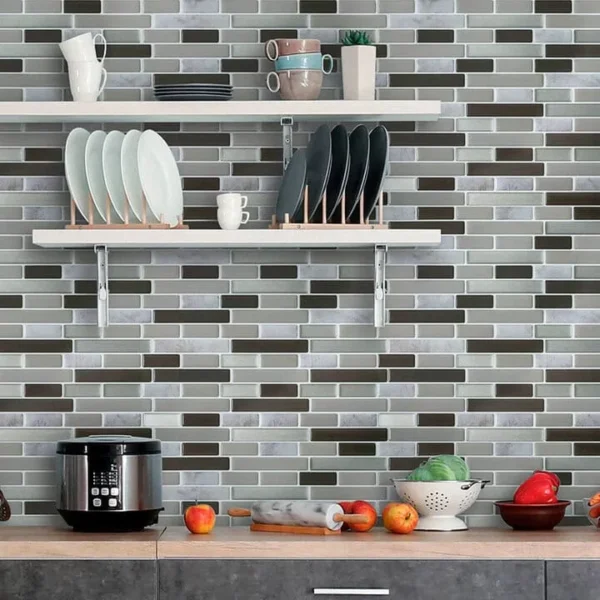 panel vinilico vicenza tekno step 3d autoadherible excelente para backsplash de cocina resistente al agua y facil mantenimiento