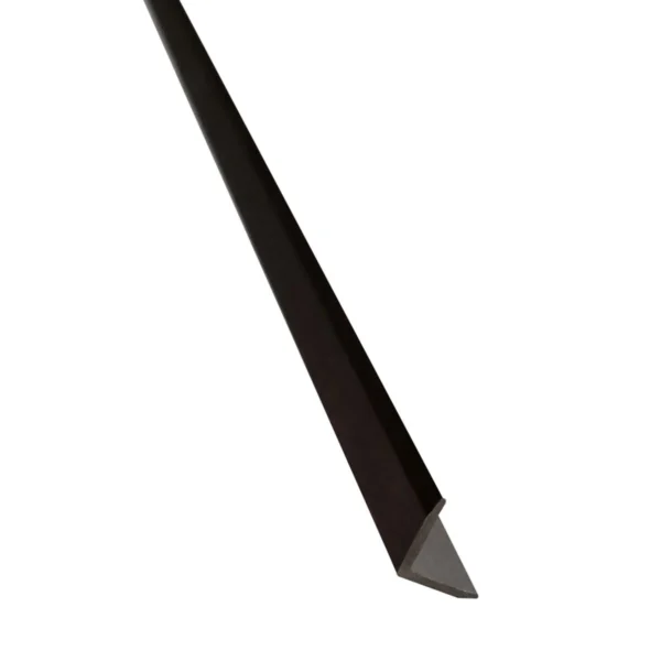 angulo esquinero aluminio negro proteccion de esquinas y borde ideal para paneles pvc y lambrin acabado durable y facil instalacion