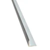 angulo esquinero aluminio plateado remate estetico y durable para placas pvc lambrin protege esquinas y oculta cantos
