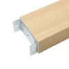 cople para unir viga interior wpc 50x100 mm con ajuste preciso y union firme. reduce desplazamientos, facilita nivelacion y asegura continuidad visual del acabado tipo madera. pack de 4 piezas.