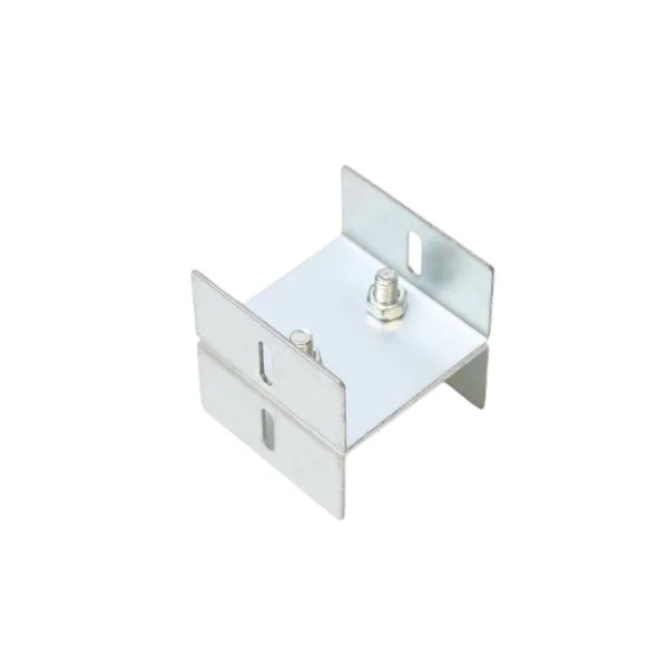 cople para union de vigas wpc interiores 50x50 mm. ajuste firme y fijacion resistente para instalaciones rapidas y seguras. pack de 4 piezas, 300 g. ideal para mantener alineacion y estabilidad estructural.