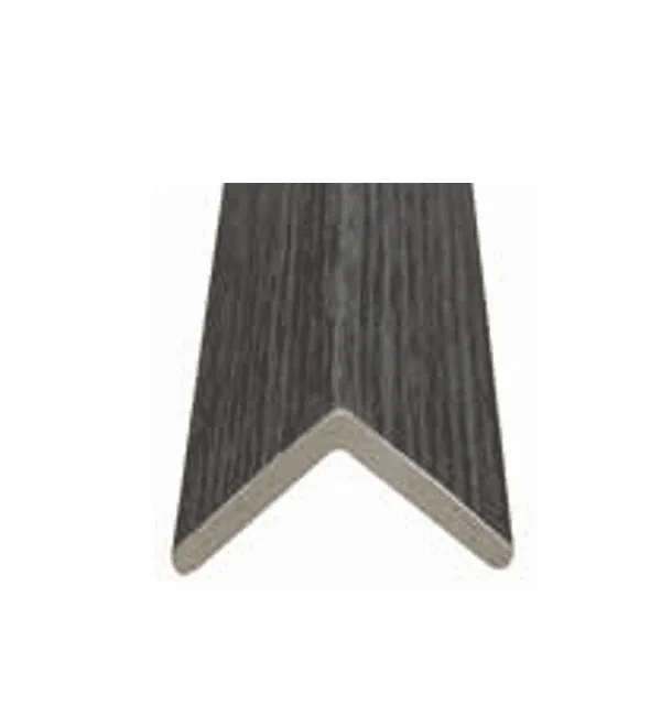 esquinero tekno step para lambrin pvc modelo sao paulo perfil 30x30x2900mm, proporciona remate limpio y duradero en esquinas interiores, facil de instalar con adhesivo o tornilleria oculta