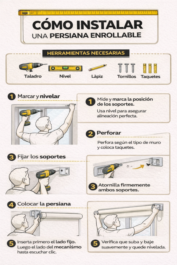 Instructivo en diagrama de cómo instalar persianas enrollables instructivo en diagrama de como instalar persianas enrollables paso a paso con dibujos