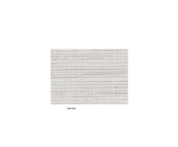 persiana screen vertilux bryson tono light grey con apertura 11 por ciento que ayuda a controlar temperatura interior y permite visibilidad hacia el exterior