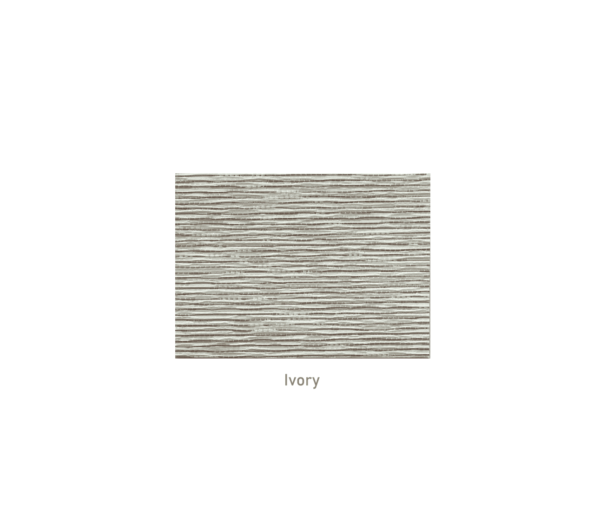 persiana blackout captiva vertilux ivory con textura decorativa de alta densidad que evita el paso de luz y aporta elegancia en proyectos residenciales y comerciales