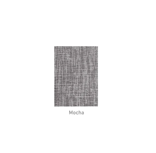 persiana blackout enrollable stucco vertilux mocha con textura tipo lino que bloquea luz exterior reduce temperatura interior y mejora privacidad en recamaras
