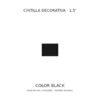 Cintilla decorativa 1.5 pulgadas, color Black; muestra a tamaño original Cintilla decorativa 1.5 pulgadas, color Black; muestra a tamaño original