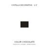 Cintilla decorativa 1.5 pulgadas, color Chocolate; muestra a tamaño original Cintilla decorativa 1.5 pulgadas, color Chocolate; muestra a tamaño original