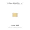 Cintilla decorativa 1.5 pulgadas, color Fawn; muestra a tamaño original Cintilla decorativa 1.5 pulgadas, color Fawn; muestra a tamaño original