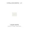 Cintilla decorativa 1.5 pulgadas, color White; muestra a tamaño original Cintilla decorativa 1.5 pulgadas, color White; muestra a tamaño original