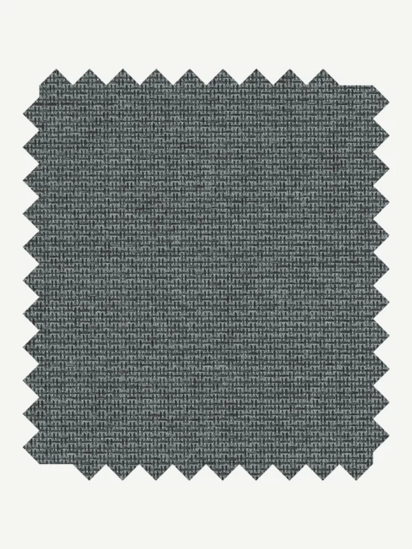 Muestra de tejido de la Cortina Vertilux Birmingham Slate Grey Blackout