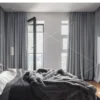 Cortina Vertilux Matt Blackout en Ambiente Cortina blackout Vertilux Matt instalada en un ambiente interior