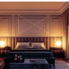Cortina Vertilux Night I Blackout en Ambiente Cortina blackout Vertilux Night I instalada en un ambiente interior