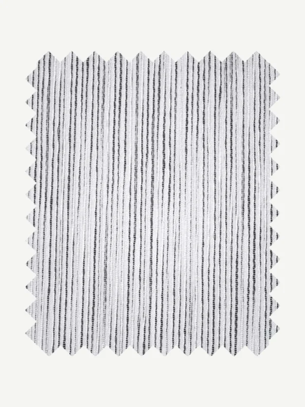 Muestra de tejido de la Cortina Vertilux Stripes Fireland Zebra Translúcida