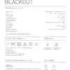 Ficha Técnica de la Cortina Vertilux Night II Blackout Ficha técnica de la Cortina Vertilux Night II Blackout