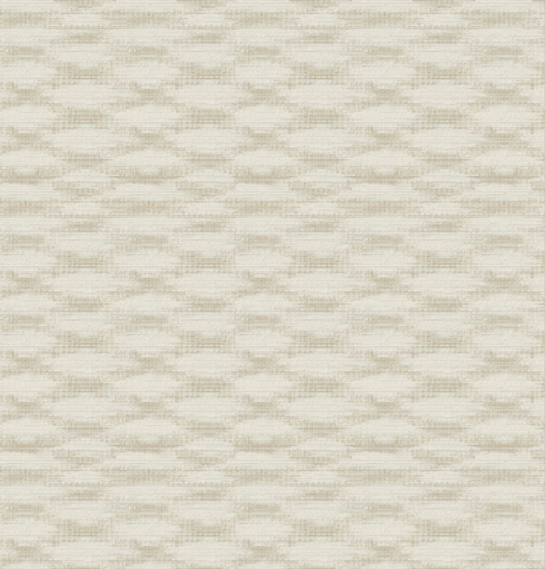 Papel tapiz marfil con líneas horizontales con destellos plateados | Shine 92-0801