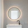 Papel tapiz gris con hexágonos con destellos plateados para sala | Shine 92-2901