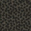 Papel tapiz negro con hexágonos con destellos dorados | Shine 92-2906
