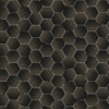 Papel tapiz negro con hexágonos con destellos dorados | Shine 92-2906