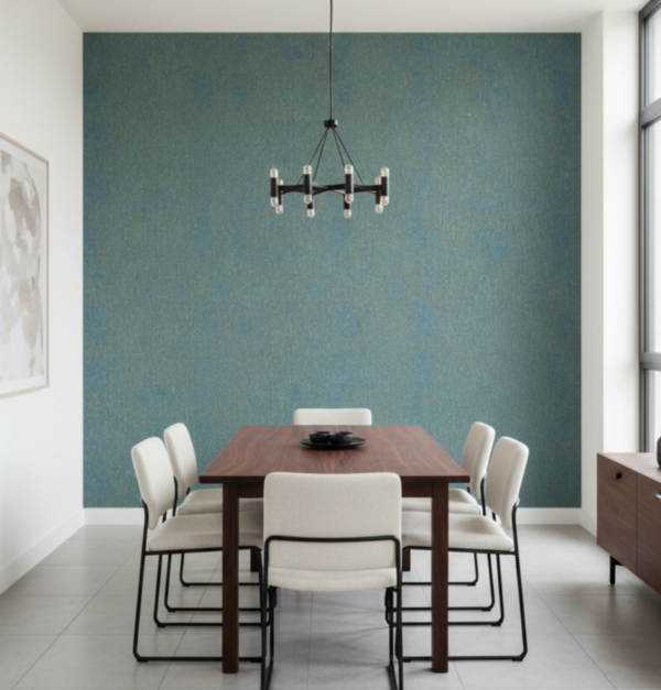 Papel tapiz azul de diseño contemporáneo para comedor | Shine 92-3404