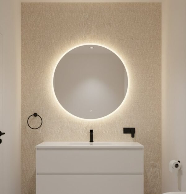 Papel tapiz beige efecto concreto con destellos dorados | Shine 92-3406