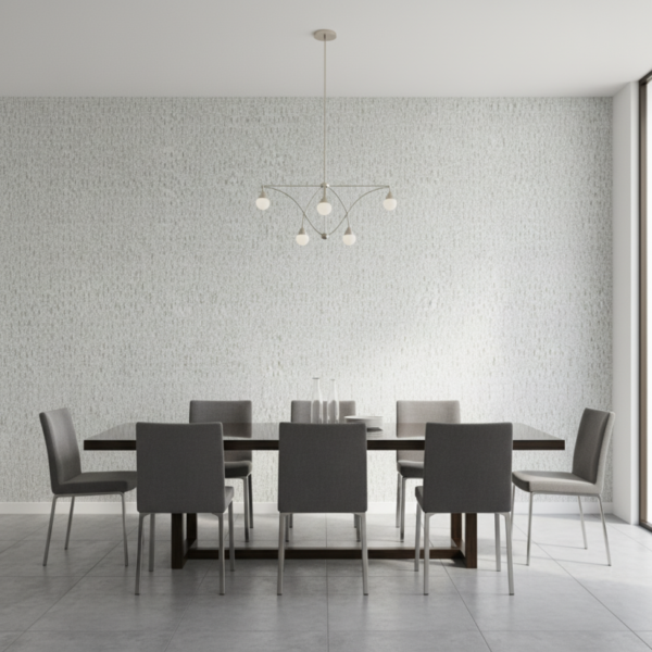 Papel tapiz gris con rombos con destellos dorados | Matiz ZS010212