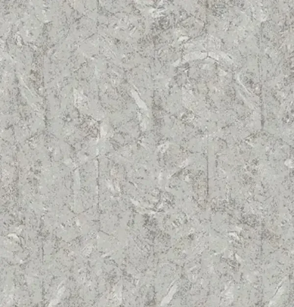 Papel tapiz gris con hexágonos con destellos plateados para decoración elegante | Matiz 92E-0708
