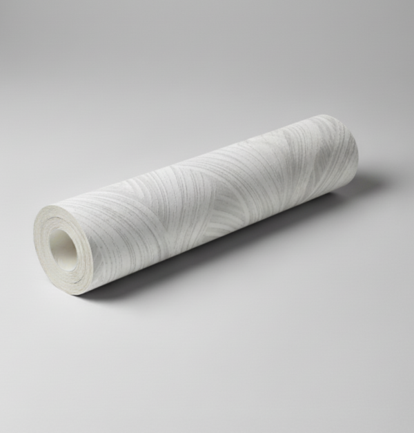 Papel tapiz gris con ondas con destellos plateados | Matiz WF99176