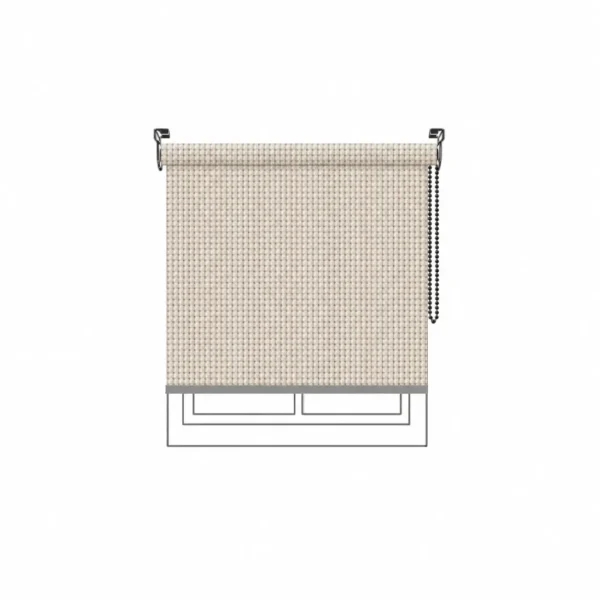 Persiana enrollable 4000-5% Linen Vertilux confeccionada Persiana enrollable 4000-5% Linen Vertilux confeccionada a medida