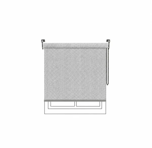 Persiana enrollable 4000-5% White Pearl Vertilux confeccionada Persiana enrollable 4000-5% White Pearl Vertilux confeccionada a medida