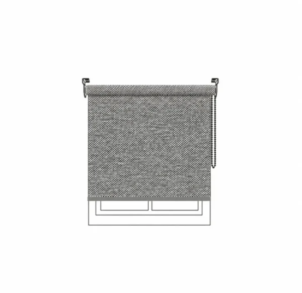 Persiana enrollable Daku BO Asphalt Vertilux confeccionada a medida