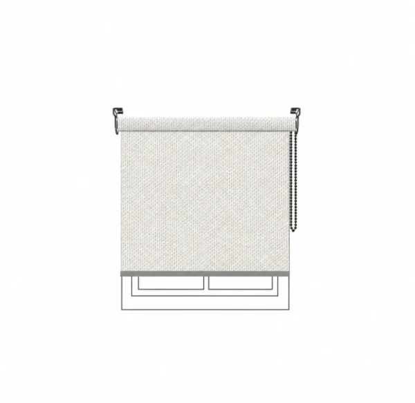 Persiana enrollable Daku BO Ivory Vertilux confeccionada a medida